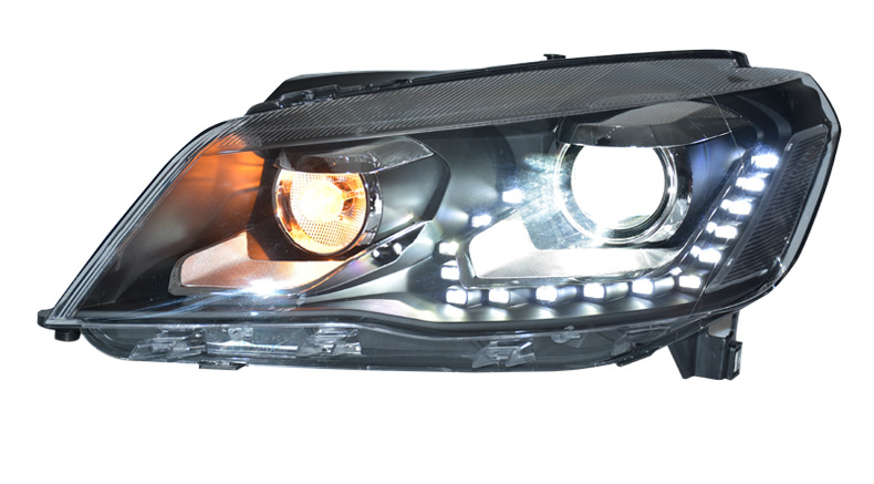 Jetta Headlight Assembly 13-16 Models Volkswagen Jetta Modified Lens Xenon Lights Led Headlights Led Daytime Running Lights