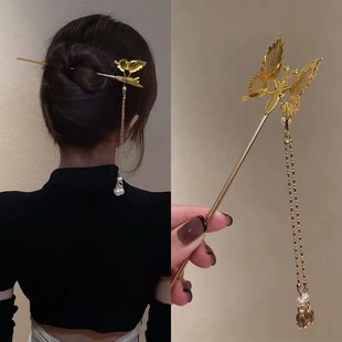 Ретро китайская шпилька с кисточками, заколка для волос, аксессуар для волос, коллекция 2022, оптовые продажи
