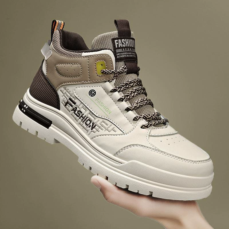 Весенняя очень большая мужская обувь 45, дышащая повседневная обувь с высоким берцем 46, мужские спортивные рабочие ботинки 47, расширенные ботинки 48