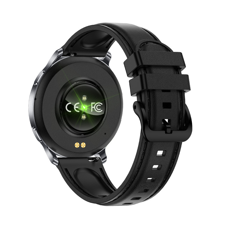 HT39 Smartwatch con schermo AMOLED rotondo, chiamate Bluetooth, monitoraggio della frequenza cardiaca e del sonno, orologio sportivo per coppie transfrontaliere_voghion.com