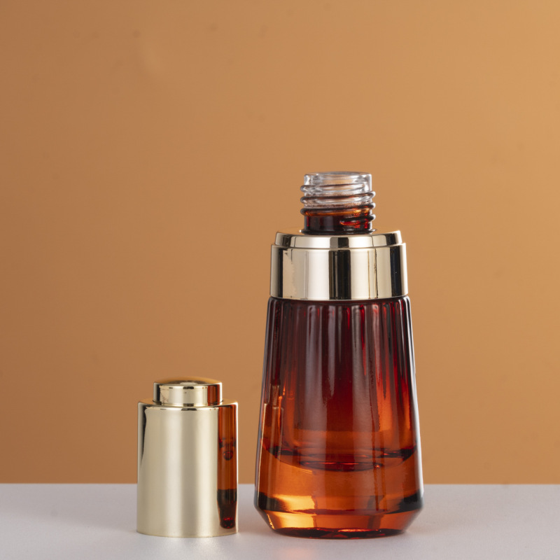 新品30mlエッセンシャルオイルガラス瓶高級化粧品ローションボトル押圧式スポイトエッセンスボトルメーカー直販|undefined