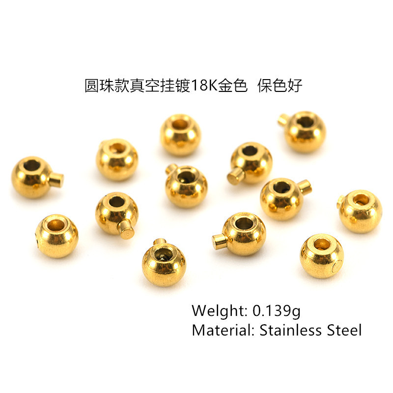 色保持メッキ 18 K ゴールドステンレス鋼圧力鍋位置決めビーズ手作り diy ブレスレット仕上げクリップバックルジュエリーアクセサリー|undefined