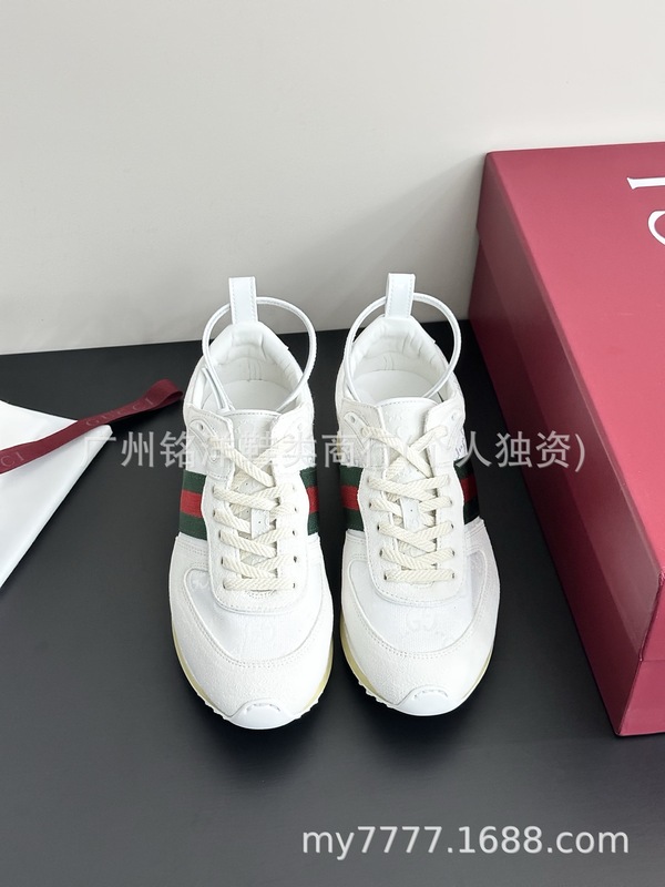 top2025新款经典复古系带绒面革提花帆布休闲运动鞋透气低帮百搭|undefined