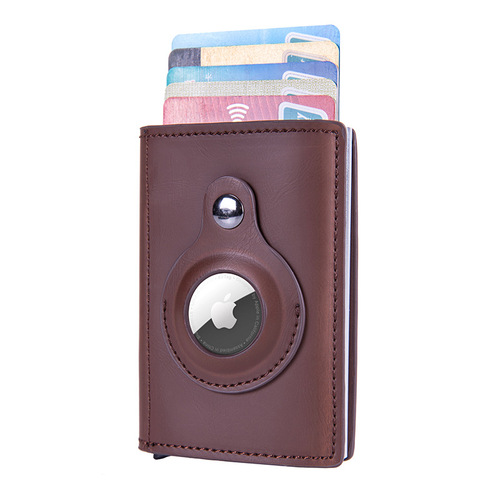 Tracker card holder Amazon source aluminum alloy card holder carbon fiber card holder anti-theft card holder FRID