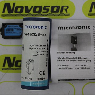 MICROSONIC ZWS-15/CD/5MS.A Sensor