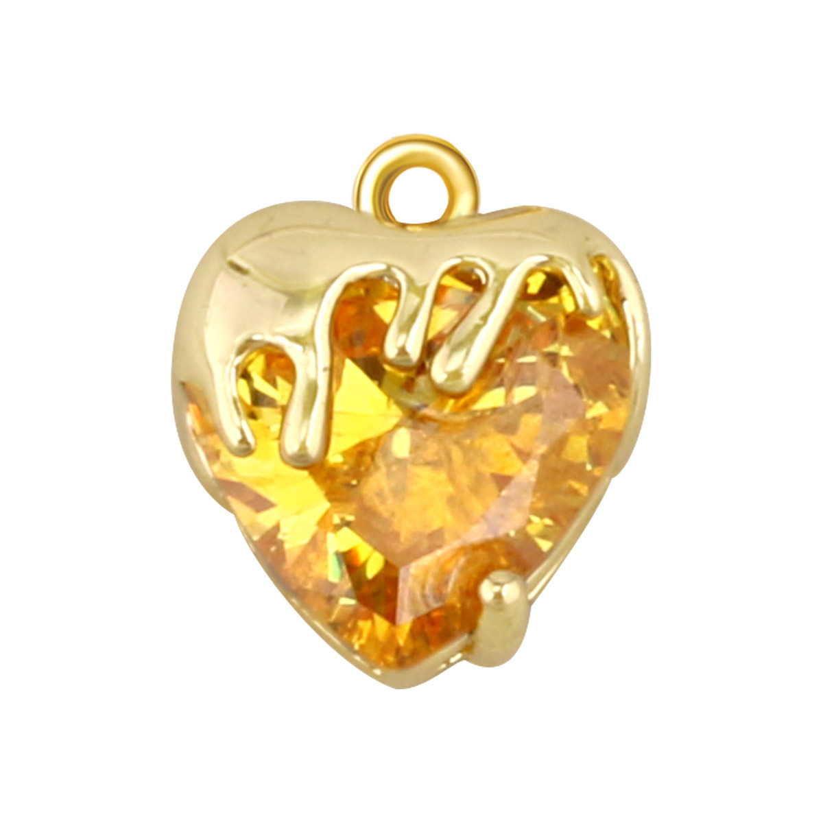 2g Weight Pendant Jewelry Making Type 11 * 12mm Jewelry Making Size Zircon Inlay Material DIY Jewelry Accessories Classification 1 Piece Quantity Copper Material Heart Shape Pattern All Seasons Season Plating Design Elegant, Glam Style 1 Piece 11 * 12mm Copper Zircon Heart Shape Pendant 17