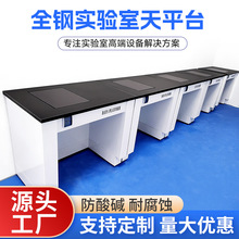 全钢天平台减震防震天平桌钢木单双天平台实验室全钢天平台