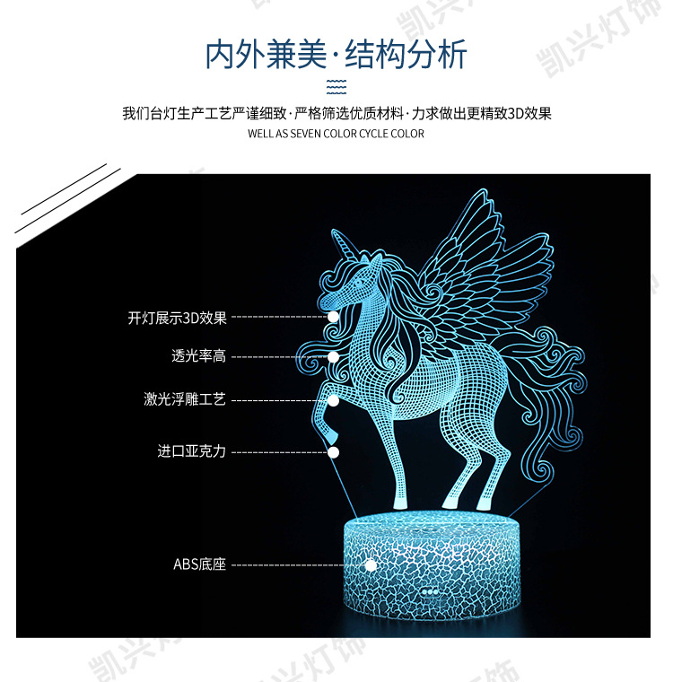 跨境专供足球队标系列3D台灯LED七彩触摸遥控小夜灯USB创意礼品灯详情15