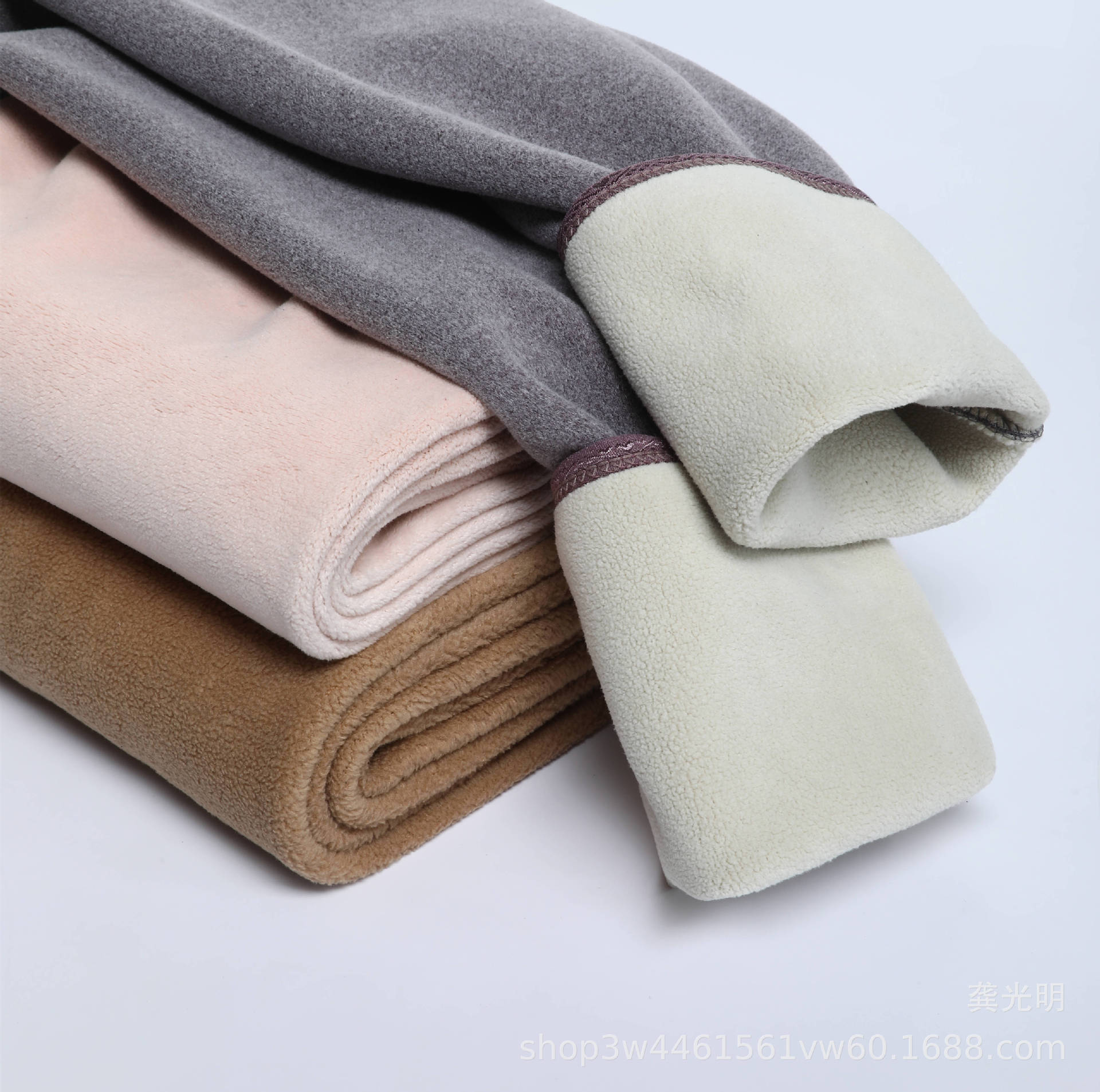 男士女士加绒加厚秋裤保暖裤打底裤加绒毛线裤衬裤秋冬季男女款