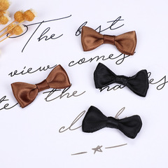 蝴蝶結韓版時尚簡約織帶女童布藝對夾可愛公主手打蝴蝶結緞帶織帶