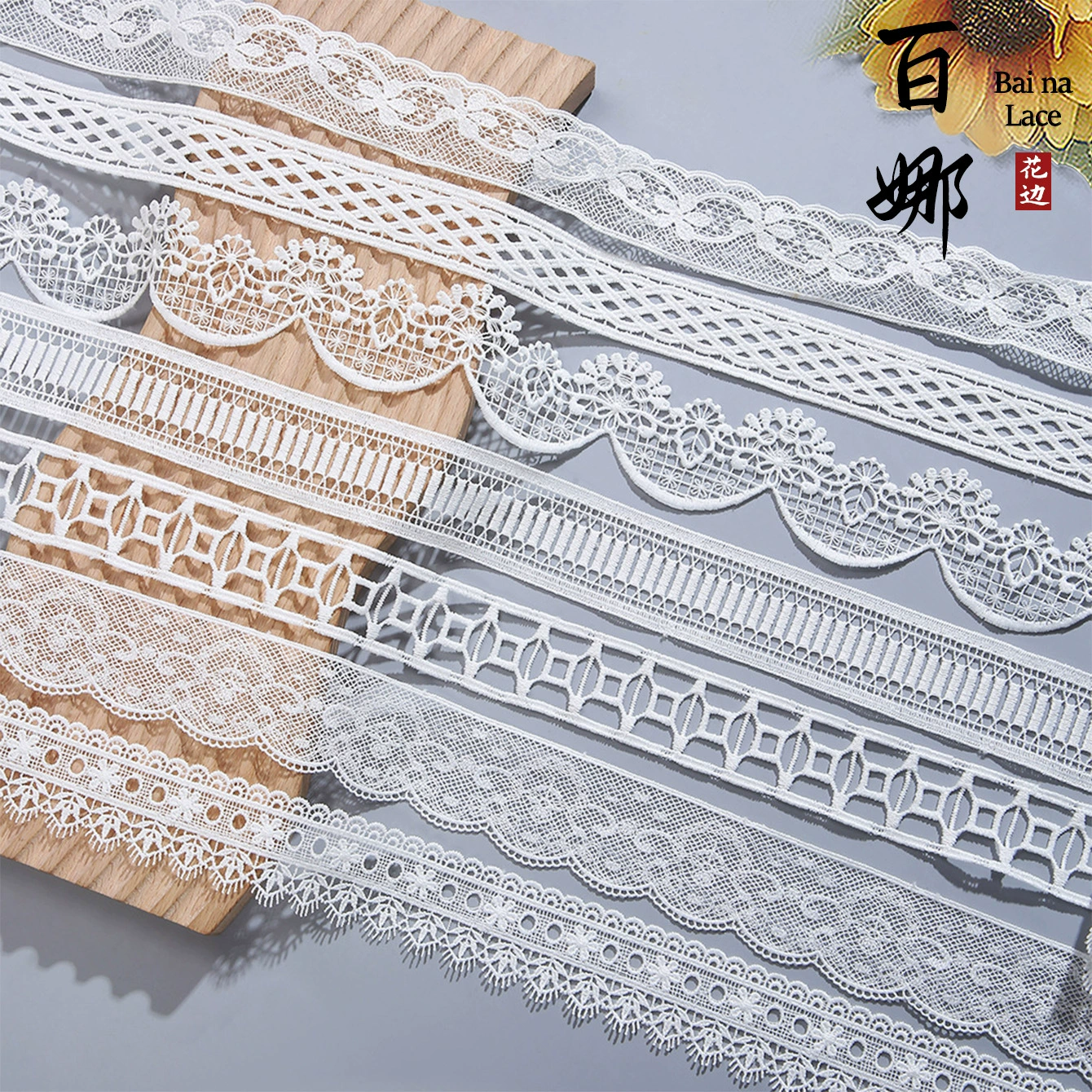 Banna спот Lolita кружево, молочное молоко, кружевные аксессуары, вышитые кружева, водянистые кружевные украшения