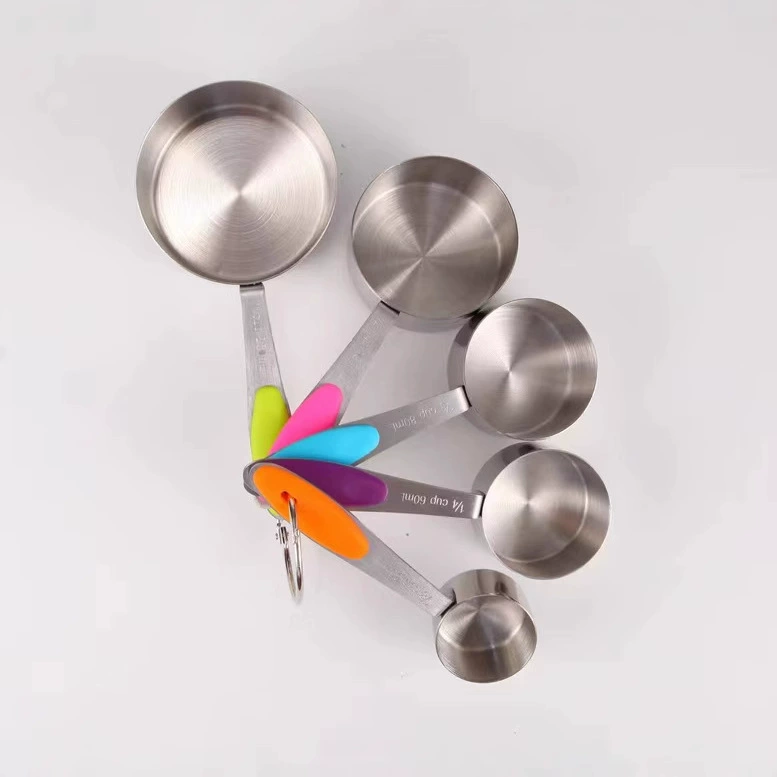 Measuring cup stainless steel, measuring spoon, set scaled