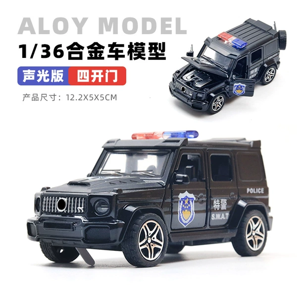Open window box-sound version of Babo police car black