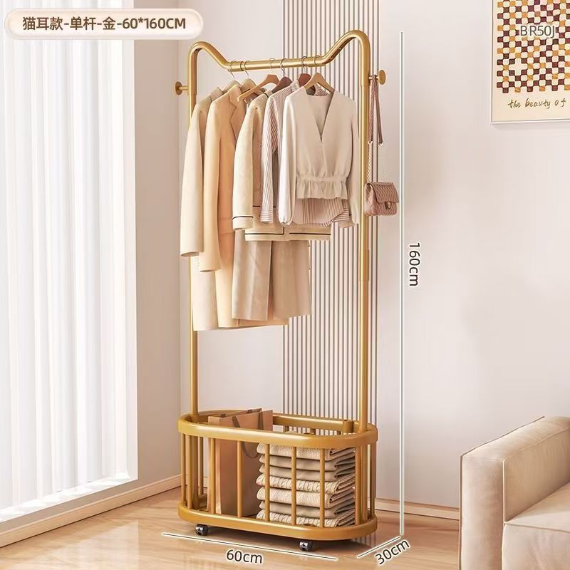 percha de ropa percha de sombrero de piso simple pequeño estante de ropa interior percha de ropa percha