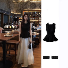 夏装搭配气质穿搭一整套韩系盐系轻熟今年流行漂亮半身裙两件套装