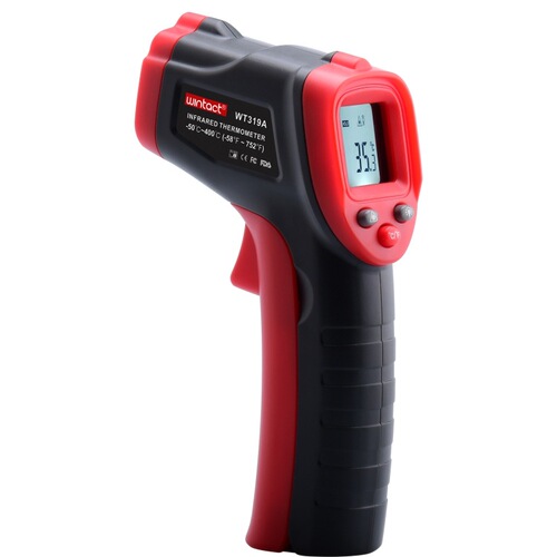 WINTACT WT319A WT319B infrared thermometer industrial baking air conditioning refrigerator cooling and heating thermometer