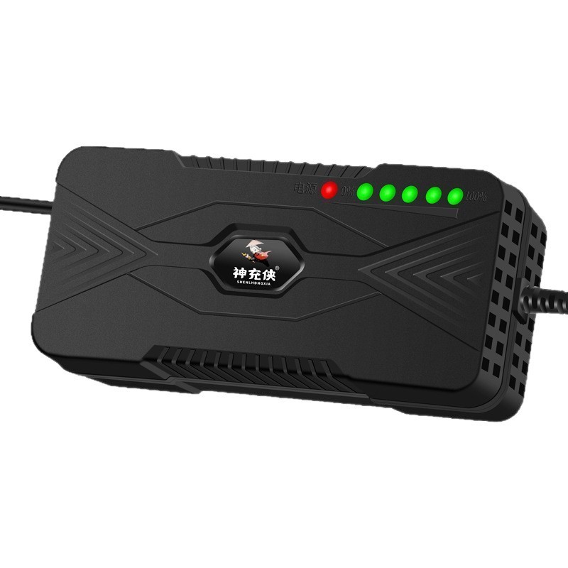 神充侠适用于台铃电动车云插头电池充电器48V60V20AH12Ah32A批发|undefined