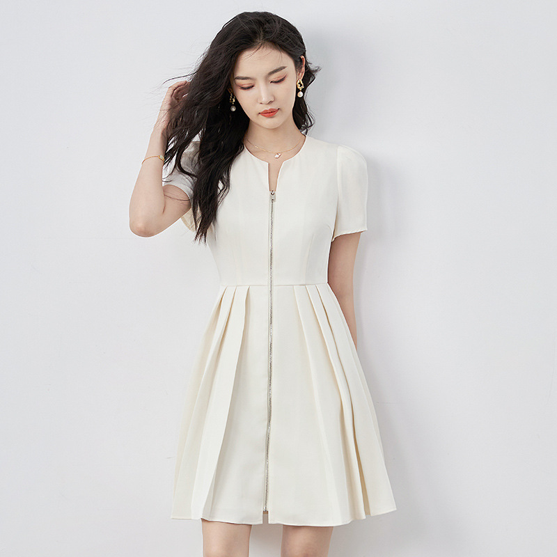 Đầm suông nữ midi tay ngắn họa tiết hoa nhí — 2415613 - Hạnh chi tiết 6