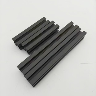 Black anodized aluminum extruded parts for Reprap Prusa i3 MK3 frame M5 drilling
