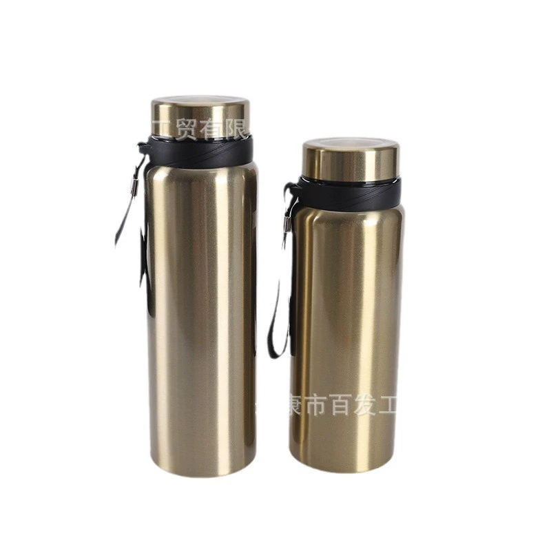 «(Cross-border trading), capacious glass stainless steel, convenient vacuum tea cup, stainless steel AISI 304»