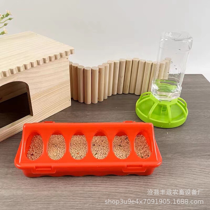 Long Strip Type Automatic Feeding Trough for Chickens, Ducks, Geese, Rutin Chickens, Poultry Machinery, Chicks, and Quails