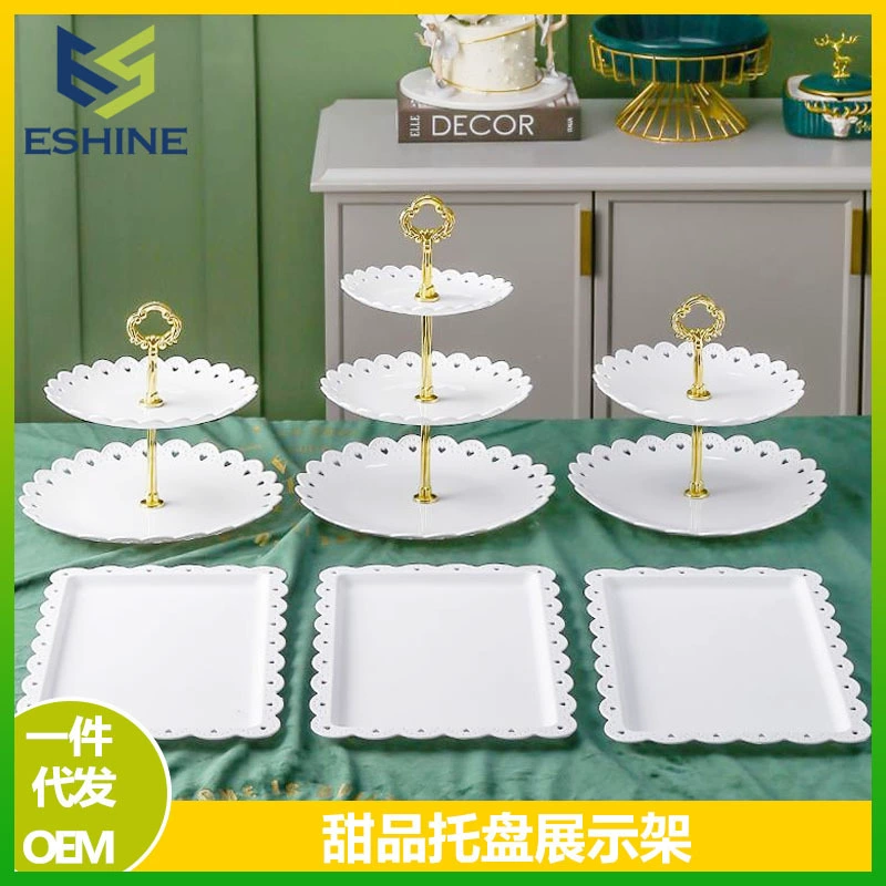 Белый десертный стол, подставка, подставка для торта, поднос для торта