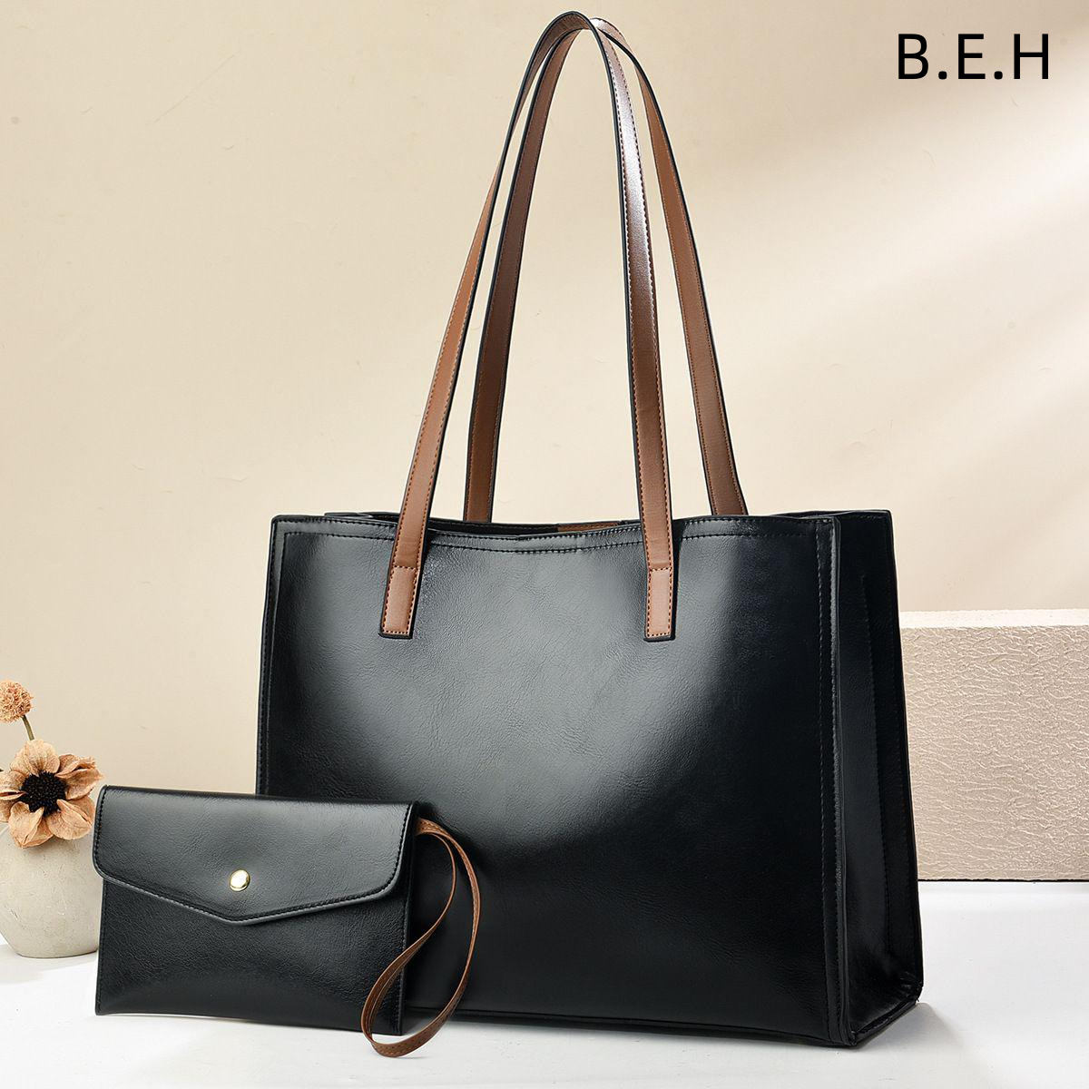 Bolso tote, bolso de mano, bolso madre-hija, PU texturizado, bolso de mujer Taizhou, nuevo estilo transfronterizo, bolso de axila, bolso de hombro, BEHbags