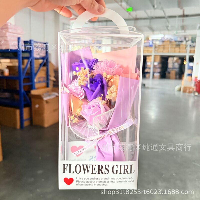 教师节仿真玫瑰花束七夕情人节高档花束礼物永花束康乃馨送老师花|undefined