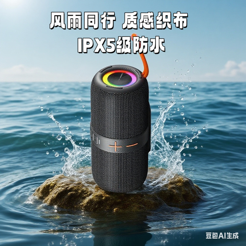 闻歌W266户外运动音响爬山骑行防水音响重低音蓝牙音响插U盘TF|undefined