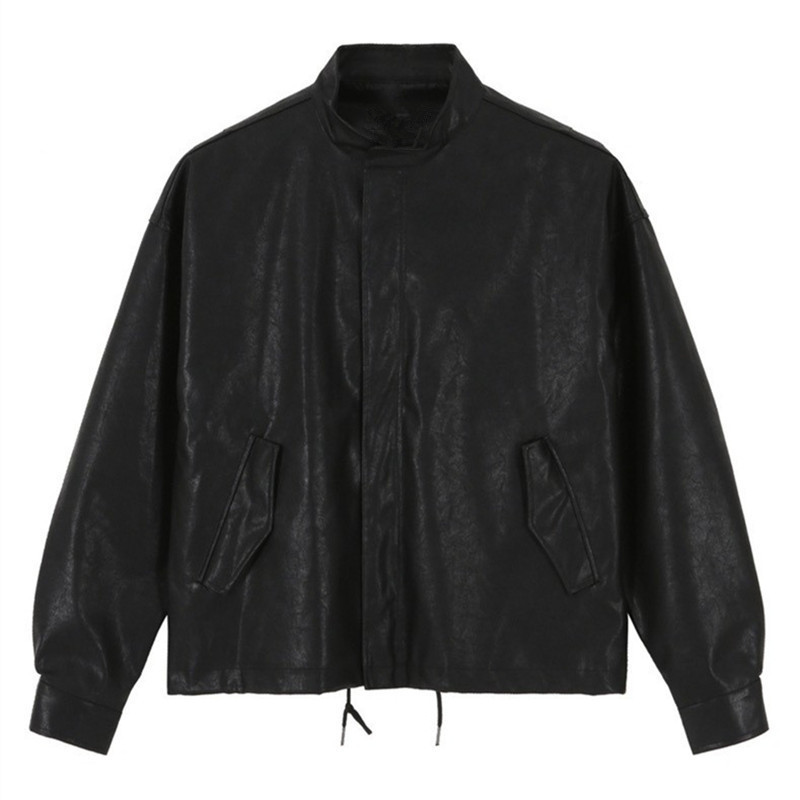 新款黑色仿皮衣外套女装韩国春秋跨境欧美风pu皮夹克拉链开衫上衣
