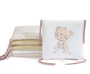 Yuan Ai Fairy Tale Baby Bedding Bedding Children's Bed Walls Bed by Shallow Card Bear