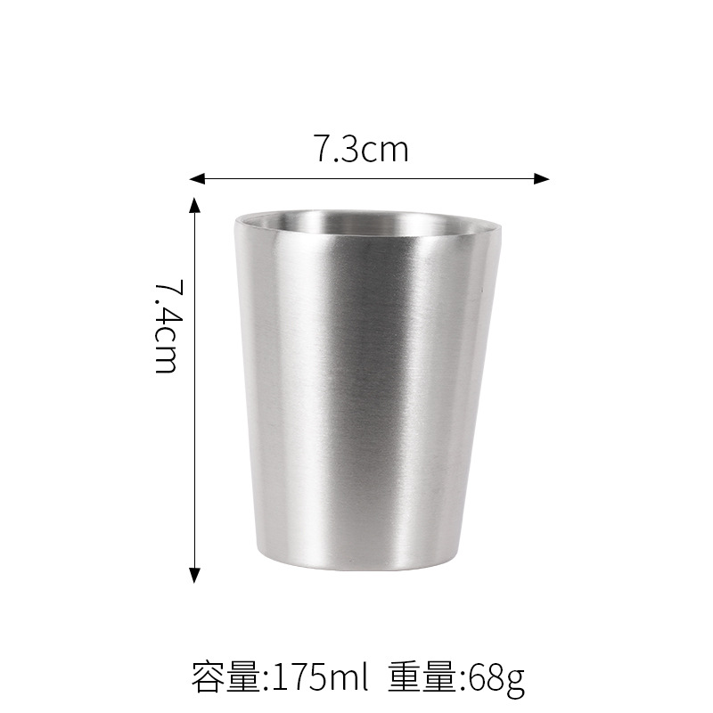 175ML 더블 컵 (실버)