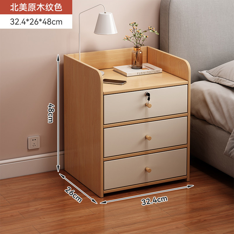 2026 nuevo gabinete de cabecera de cama de dormitorio doméstico pequeño gabinete de cabecera de cama simple y moderno