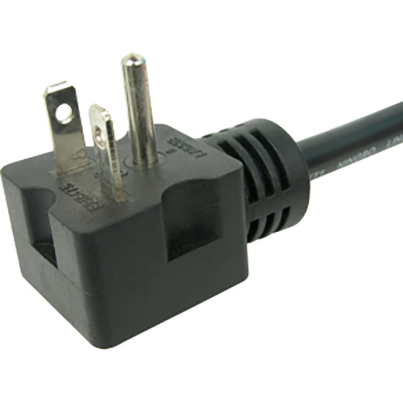 美标两扁一圆三芯电源线插头美规品字尾插头电源线现货供应