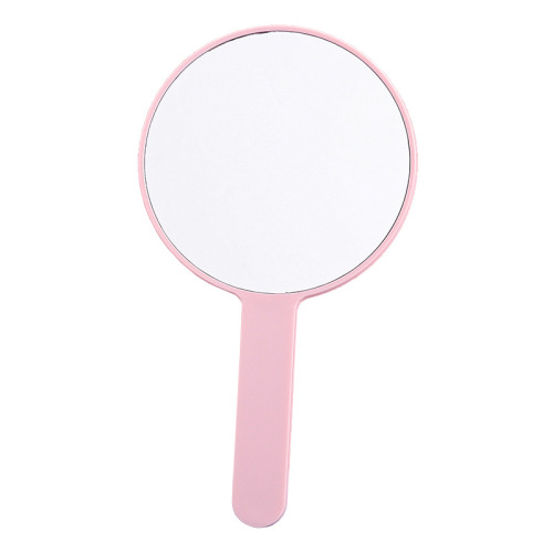 Mirror wholesale round handle mirror production large handheld makeup mirror portable mirror travel home round advertising mirror