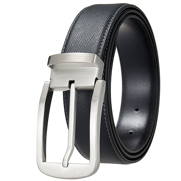 Silver buckle +39488 blue/white line