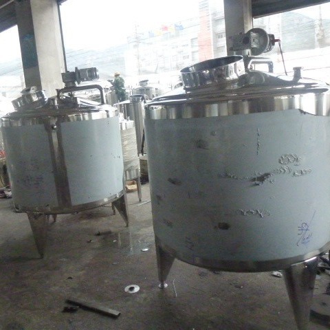 不锈钢调配罐 搅拌罐 配料罐 储罐 （实拍）