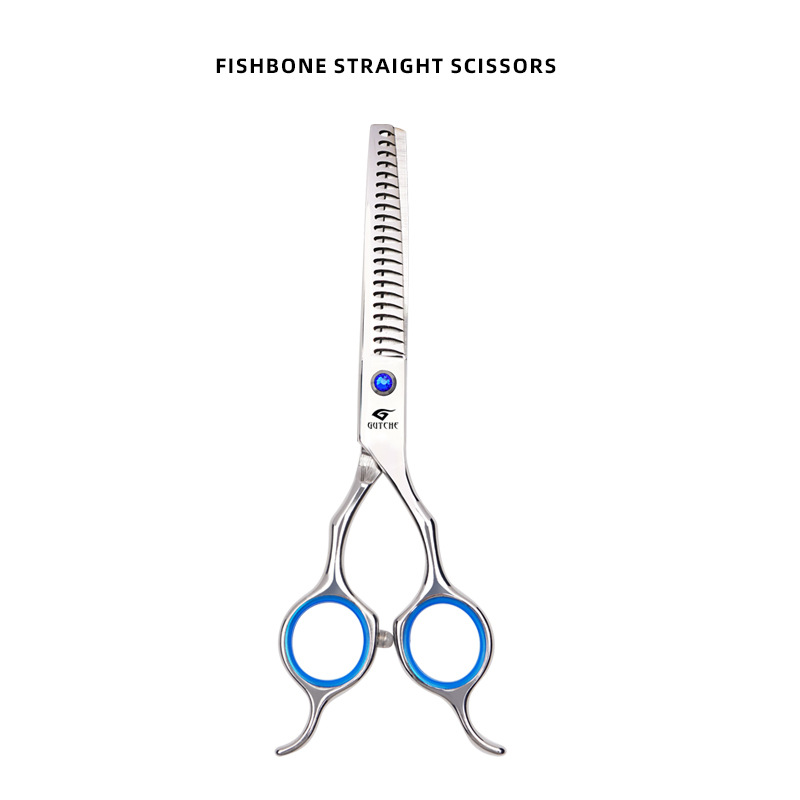 【 6.5inch 】쌍귀 물고기 입 작은 사파이어#생선뼈 가위