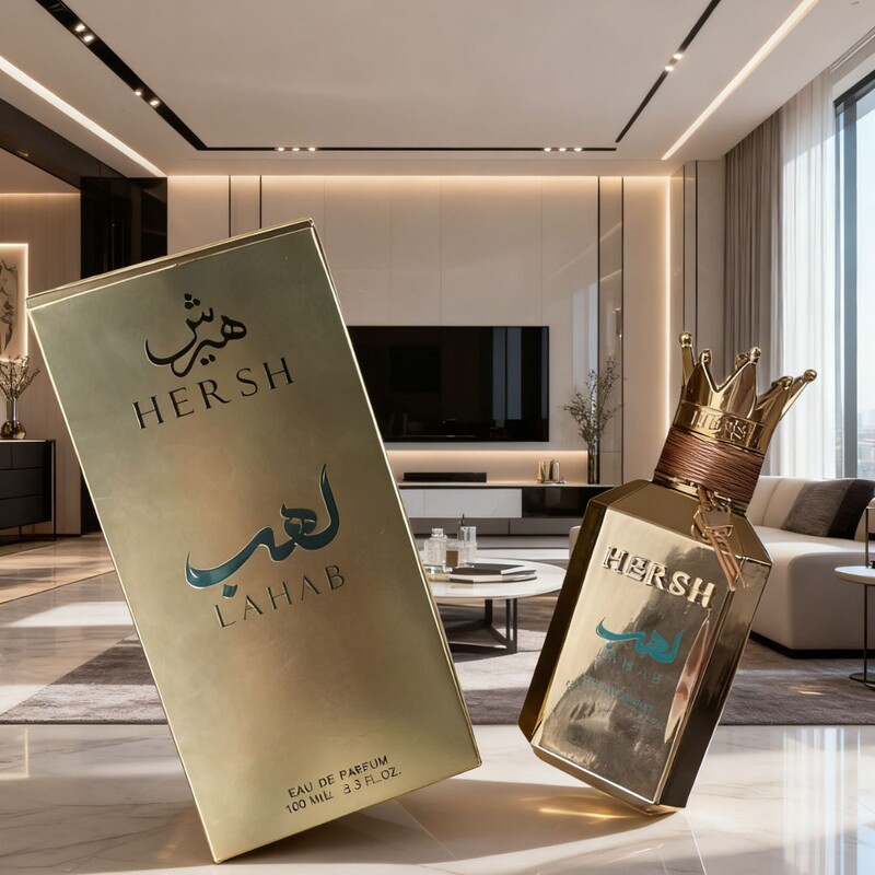 Cross-Border Popular Hersh Lahab Hersh Crown Perfume Middle East Dubai Long-Lasting Fragrance Factory Direct Supply Wholesale