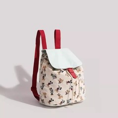 CDIWRI&KARI2024新款小眾米老鼠卡通雙肩包時尚百搭抽繩書包