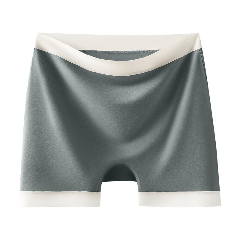 Bóxer Pantalones de seguridad de verano delgados antibacterianos de algodón puro para mujer Dos en uno Pantalones bóxer sin costuras para mujer de cuatro esquinas