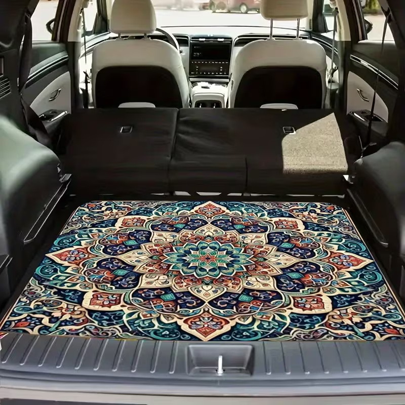Crystal velvet car trunk mat, wear-resistant, cross-border Amazon dust-proof mat, water-absorbent, dirt-resistant, easy to maintain, wholesale