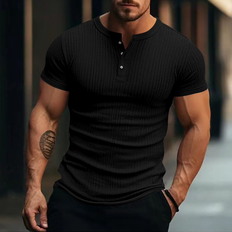 182g Weight Short Sleeve Sleeve Length Regular Sleeve Sleeve Type Polyester Fabric Type Regular Top Length T-shirt Tops Type Casual Occasion Round Neck Neckline Breathable Function Slim Fit Type Solid Color Pattern Summer Season Men's Gender Simple Style Style Men's Solid Color Simple Style Round Neck Short Sleeve Slim Men's T-shirt 14