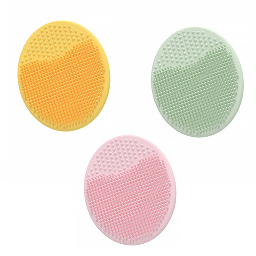 Baby Silicone Mini Head Scrubber for Removing Scalp Scum, Baby Infant Bath Brush, Shower Gadget, Bath Hairbrush