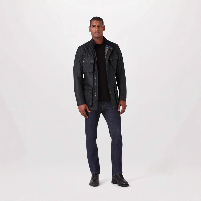 Independent Site Amazon Cross-Border Button Zipper Workwear Pocket Belt Long-Sleeved Plaid Lining Workwear Jacket