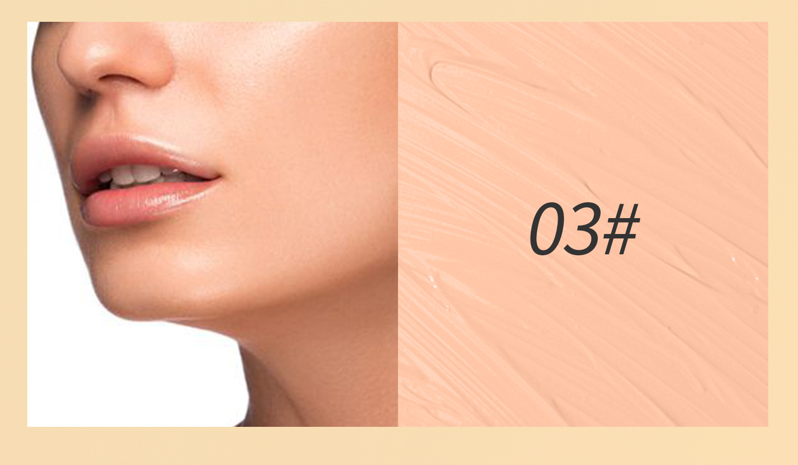 Hellokiss Concealer Foundation Moisturizes, adheres well and naturally brightens the wheat bronze color. Temperature-adjustable Foundation cross-border undefined
