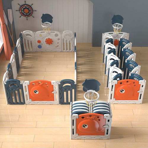 Wholesale Children's Fence Baby Indoor Home Living Room Floor Guard Rail Crawling Mat Fence Play Fence