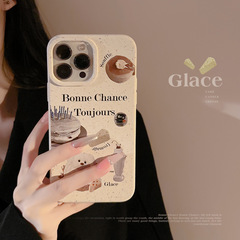 French Afternoon Tea Compatible with 14 Pro Max Apple iPhone Case iPhone 13 Biodegradable 11 Niche Trend 15 Original