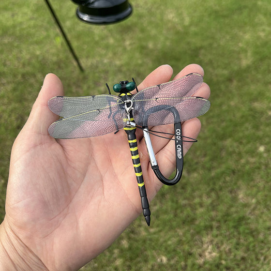 Outdoor camping mosquito repellent products simulation dragonfly model pendant environmentally friendly children's toys portable anti-mosquito hook