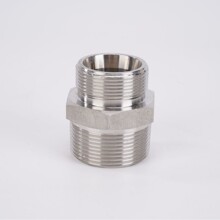 304不锈钢伊顿1CT 1DT-SP卡套H型24度锥/英制R外螺纹接头JB6144.3